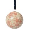 Clayre & Eef 6CE2106S Palla decorativa in ceramica beige rosa Ø 6 cm Vintage