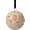 Clayre & Eef 6CE2107S Palla decorativa in ceramica beige rosa 6 cm Vintage Floral