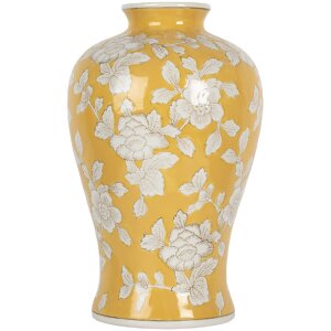 Clayre & Eef 6CE2089 Vaso Retro in ceramica giallo...