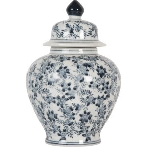 Clayre & Eef 6CE2099 Vaso decorativo con coperchio...