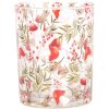 Clayre & Eef 6GL4962 Set di portacandele 2 lanterne in vetro design botanico