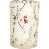 Clayre & Eef 6GL4979 Portacandele in vetro Beige Verde Ø12xH18 cm