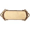 Clayre & Eef 6PR5295 Vassoio decorativo in stile barocco Oro Beige 34x13x3 cm