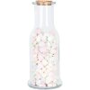 Clayre & Eef Bottiglia decorativa con coperchio in sughero Ø 9x21 cm Trasparente