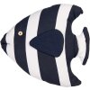 Cuscino decorativo Clayre & Eef Fish Maritime Design Bianco Blu 40x45 cm