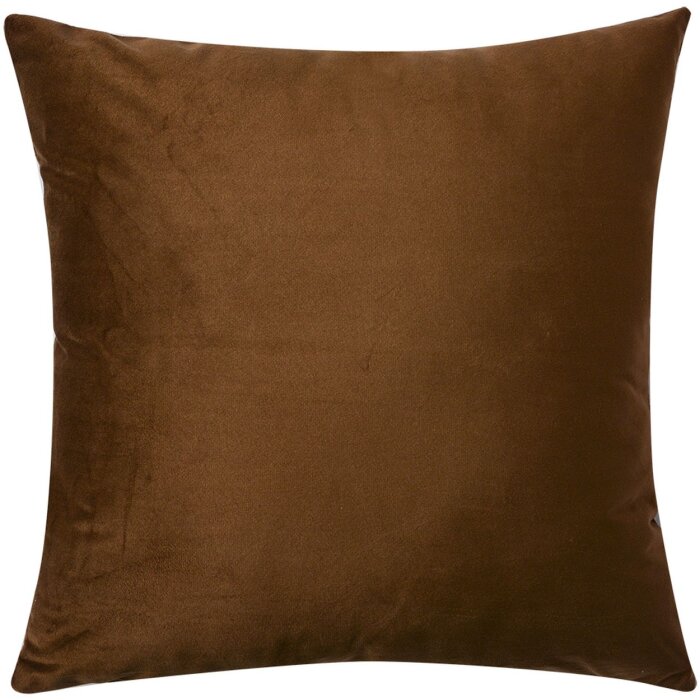 Copri cuscino Clayre & Eef marrone 45x45 cm stile country materiale sintetico