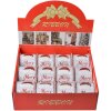 Clayre & Eef LI0134 Nastro di Natale Bianco Rosso 6,3 cm x 5 m