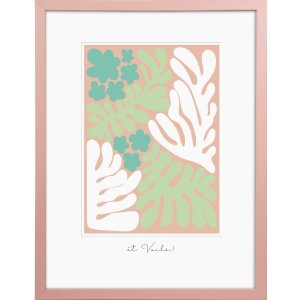 Goldbuch Cornice in legno Aura da 10x10 cm a 40x50 cm Ruggine Menta Piperita Rosa Sporca Beige