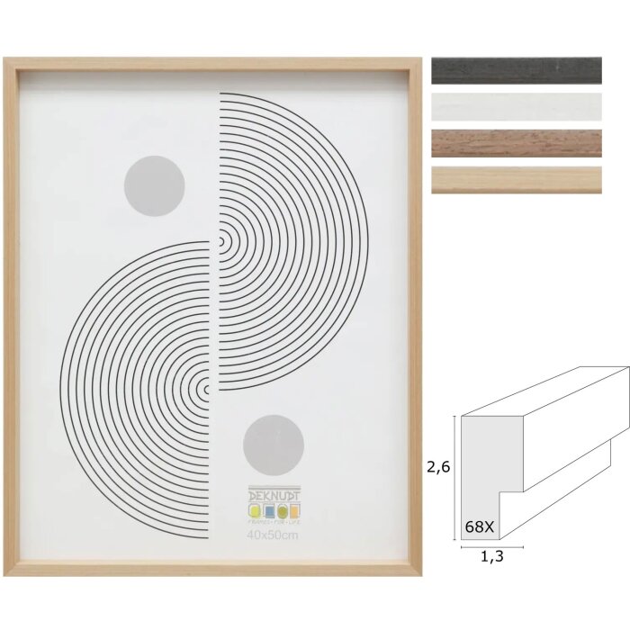 Deknudt S68XH1 cornice in legno da 10x15 cm a 40x60 cm