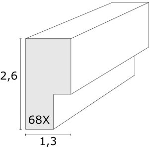 Deknudt S68XH1 cornice in legno da 10x15 cm a 40x60 cm