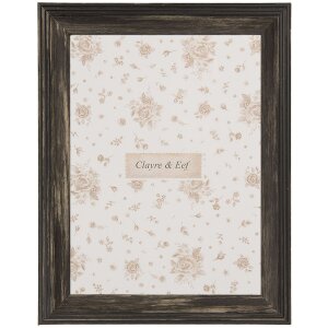 Clayre & Eef 2F1269M Portafoto nero 17x1x22 cm...