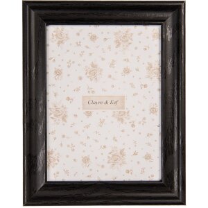Clayre & Eef Portafoto 13x18 cm Nero Stile Boho Vetro...