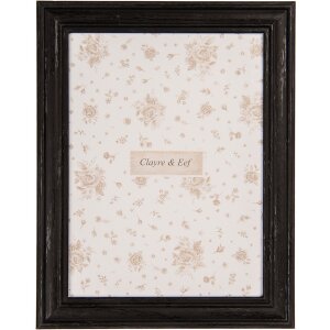 Clayre & Eef Cornice per foto 10x15 cm Nero Elegante...
