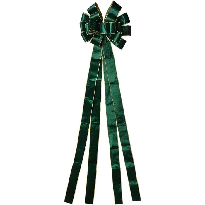 Clayre & Eef 65975GR Fiocco decorativo 33x135 cm Verde Oro