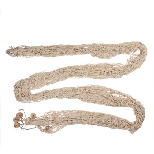 Clayre & Eef 66072 Decorazione a rete Beige 200x400...