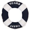 Cuscino salvagente Clayre & Eef Ø 42x6 cm Bianco Blu Nautico