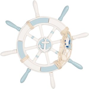 Clayre & Eef 6H2403 Decorazione Volante Bianco Blu 34...