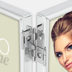 ZEP cornice tripla 120TS01 metallo argentato 3 foto 13x18 cm