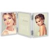 ZEP cornice tripla 120TS01 metallo argentato 3 foto 13x18 cm