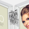 ZEP cornice tripla 120TS01 metallo argentato 3 foto 13x18 cm