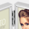 ZEP cornice tripla 120TS01 metallo argentato 3 foto 13x18 cm