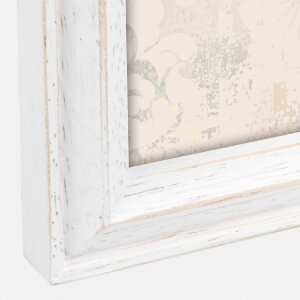 ZEP Photo Gallery Rosel Cornice in legno bianco per 2 foto 10x15 cm design vintage