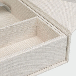 ZEP USB Photo Box Lodi Beige Linen 23x12,5x5 cm senza chiavetta USB