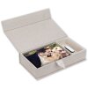 ZEP USB Photo Box Lodi Beige Linen 23x12,5x5 cm senza chiavetta USB