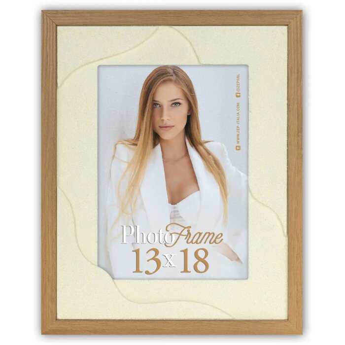 ZEP Grace cornice in legno 13x18 cm con passe-partout in cartongesso