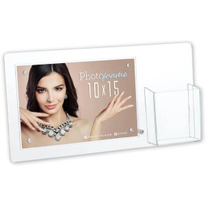 ZEP Porta biglietti da visita in acrilico Cornice...