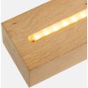 ZEP Cornice acrilica con base in legno Luce LED New York N 10x15 cm Cornice magnetica