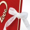 ZEP album fotografico Symphony 7 tessuto rosso cuore damore 23x23cm 28 pagine con scatola regalo