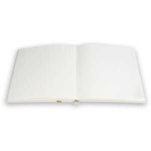 ZEP album fotografico Symphony 8 copertina in tessuto cuori di sughero bianco crema 23x23 cm