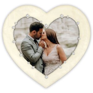 ZEP cornice in metallo Debussy 14x16 cm a forma di cuore...