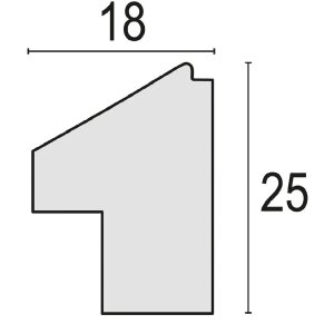 ZEP PS Cornice Levanto C 20x30 cm Verde