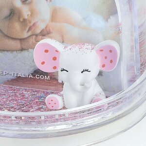 Palla fotografica in plastica ZEP rosa baby 6,5x6,2 cm