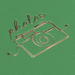 Album a spirale ZEP RQ5740V OLIVER Verde 13x19 cm