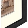 ZEP Cornice in legno Malmo Black 30x30 cm con passe-partout 20x20 cm