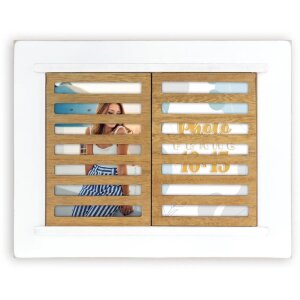 ZEP Cornice in legno Ravello per 2 foto 10x15 cm Bianco...