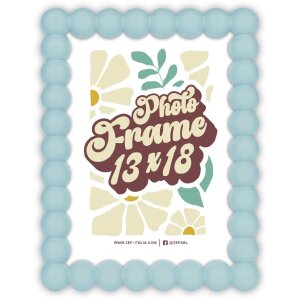 ZEP Cornice in legno Pop Blue 15x20 cm