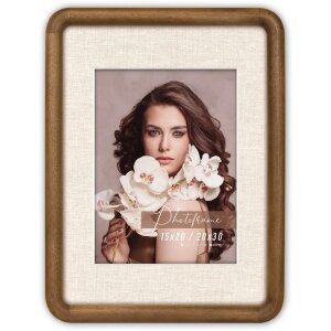 ZEP Marsiglia cornice in legno 30x40 cm con passe-partout...