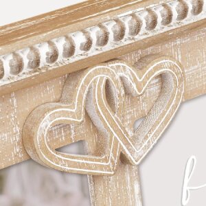 ZEP cornice doppia in legno Selene per 2 foto 13x18 cm...