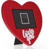 ZEP Cornice per ritratti Iris 10x15 cm Portafoto in legno a forma di cuore rosso