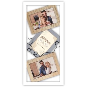 ZEP Gallery cornice Melody per 3 foto 10x15 cm Cornice in...