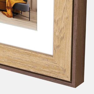 ZEP galleria fotografica Lugo cornice per 3 foto 10x15 cm in legno montaggio a parete