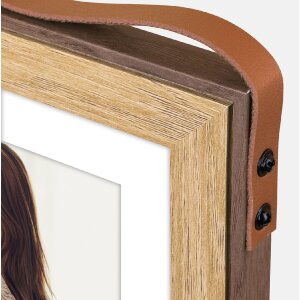 ZEP galleria fotografica Lugo cornice per 3 foto 10x15 cm in legno montaggio a parete