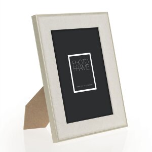 Cornice ZEP Colmar White 15x20 cm effetto legno con supporto