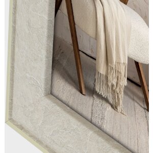 Cornice ZEP Colmar Grey 15x20 cm in polistirolo effetto legno con supporto