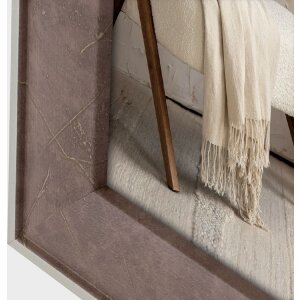 Cornice ZEP Colmar Brown 20x30 cm in polistirolo con supporto a muro