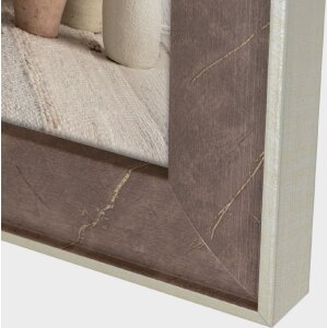 Cornice ZEP Colmar Brown 20x30 cm in polistirolo con supporto a muro